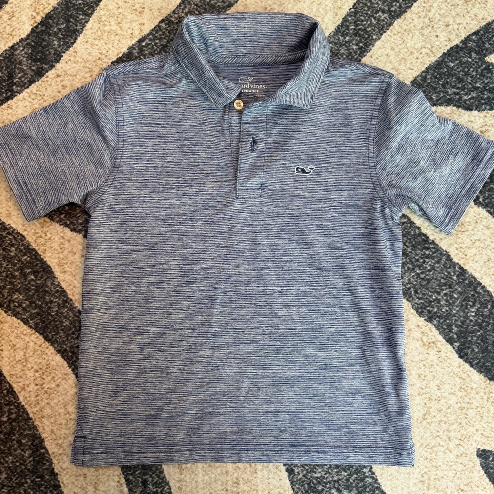 Vineyard Vines Kids Edgartown Striped Polo 5 NWOT